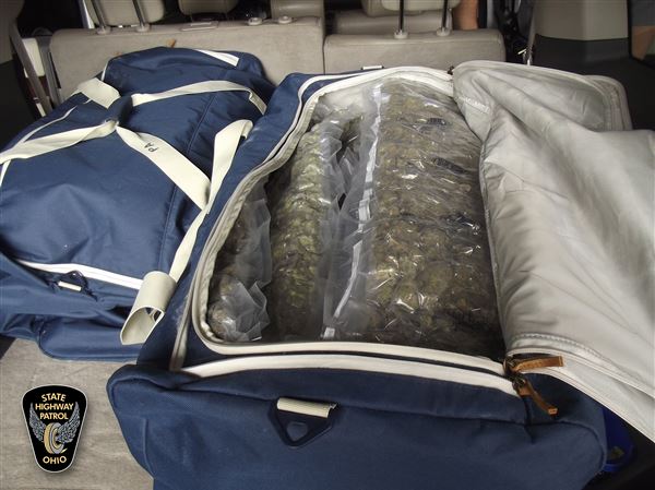 Troopers seize 100 pounds of marijuana during traffic stop
