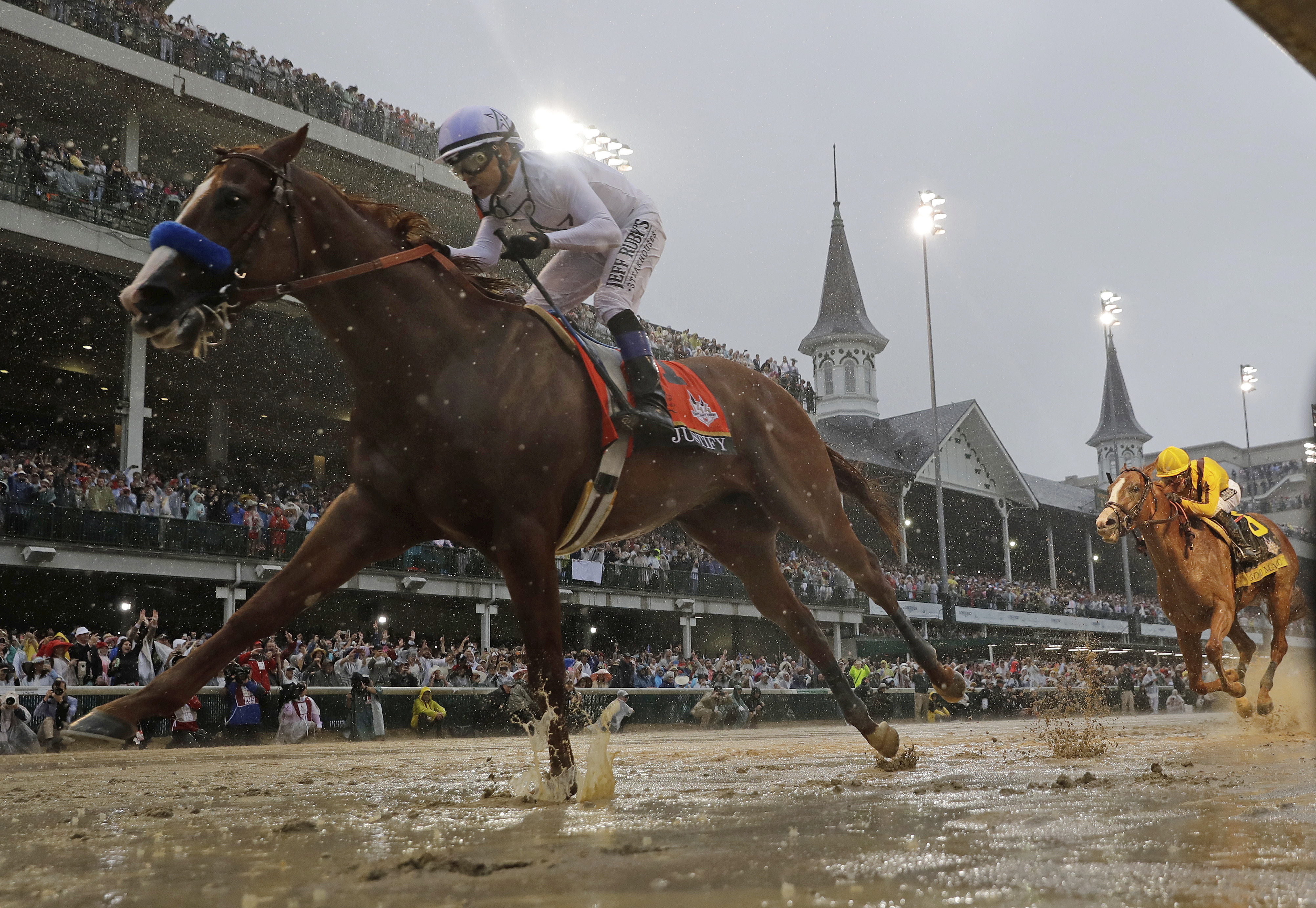 Justify wins sloppy Kentucky Derby, Baffert takes 5th title The Blade