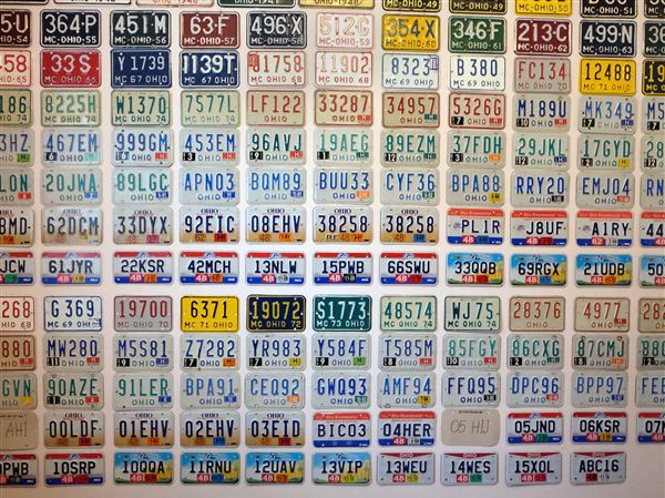 What words can't be used on your Ohio license plate?