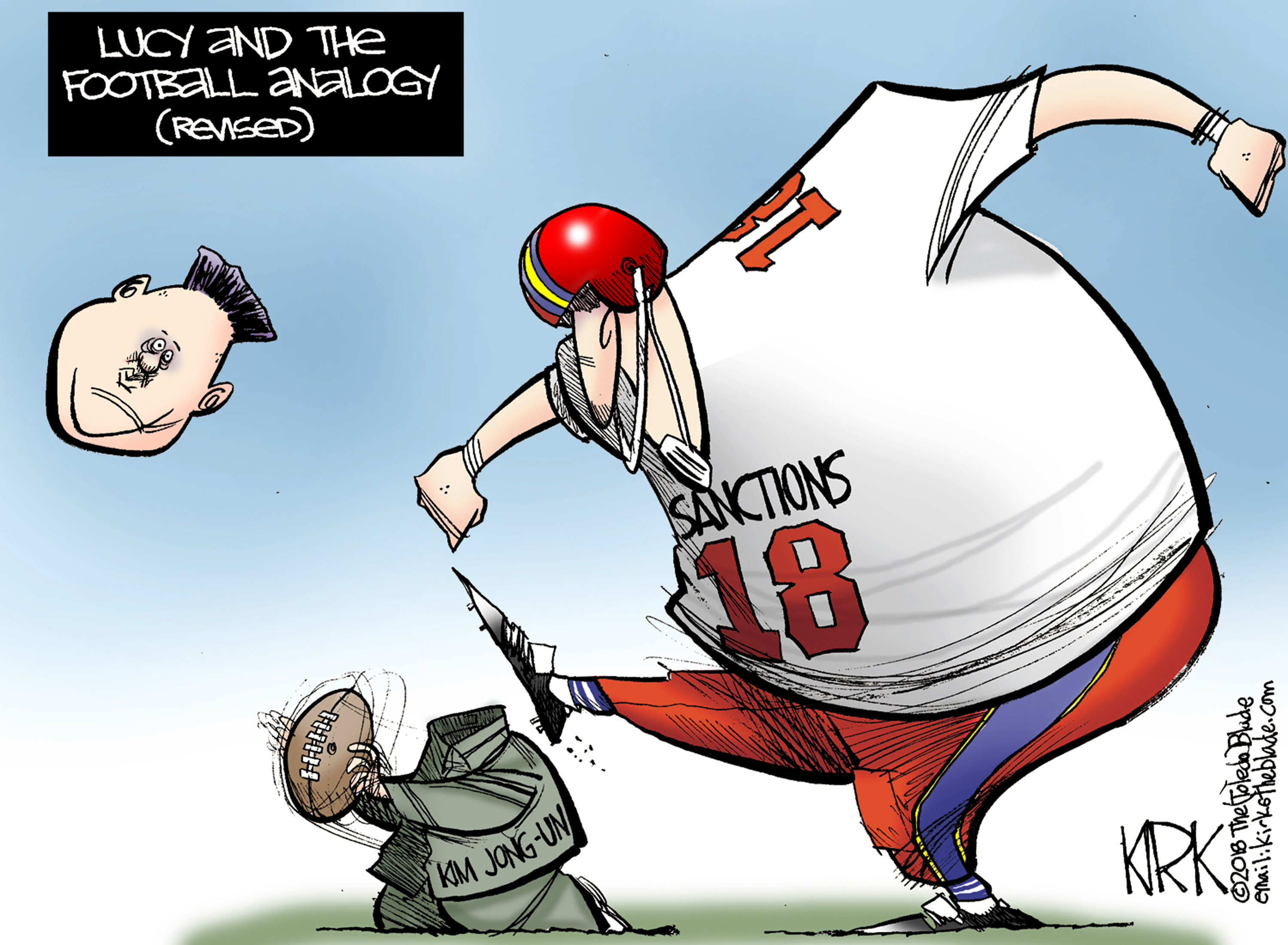 Kirk Lucy and the football analogy The Blade