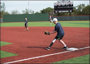 Wounded Warrior Amputee Softball; Connor Bell in 2017 when he attended the WWAST Alumni Kids Camp.