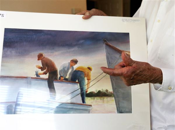 At 99, Toledo artist hits his stride