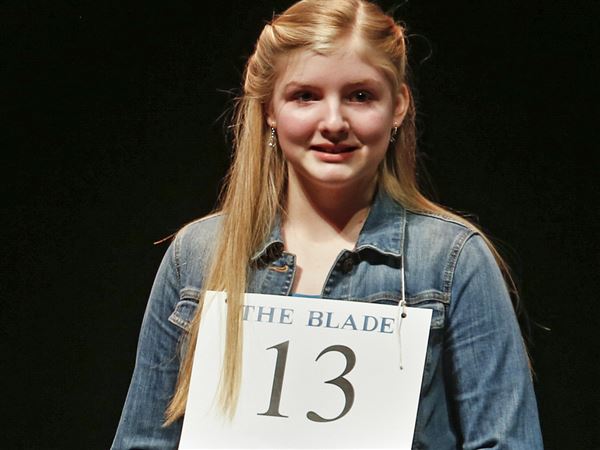Wauseon spelling bee contestant knocked out of national bee