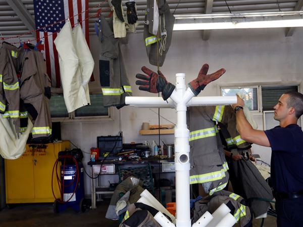 Toledo firefighter develops gear dryer for multiple stations