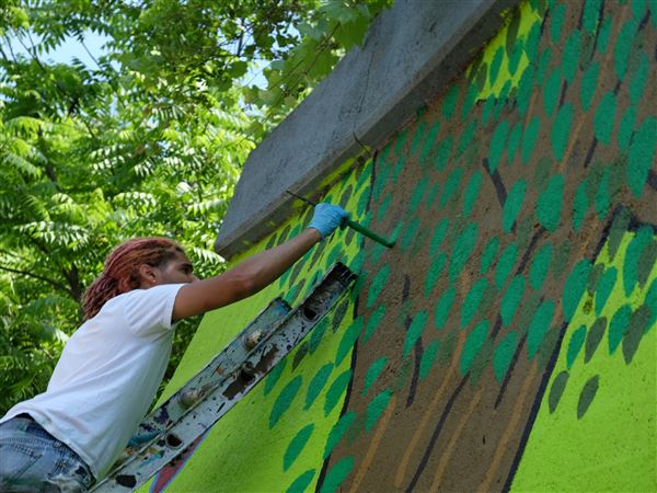New murals showcase partnership between students, community