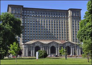 The old Michigan Central Station in Detroit.