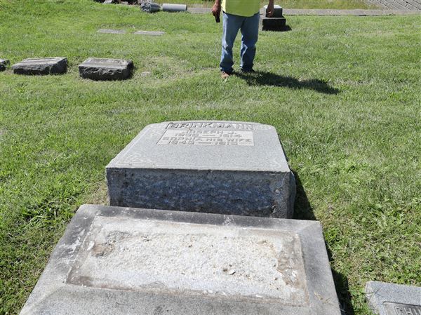 Headstones again vandalized at Forest Cemetery