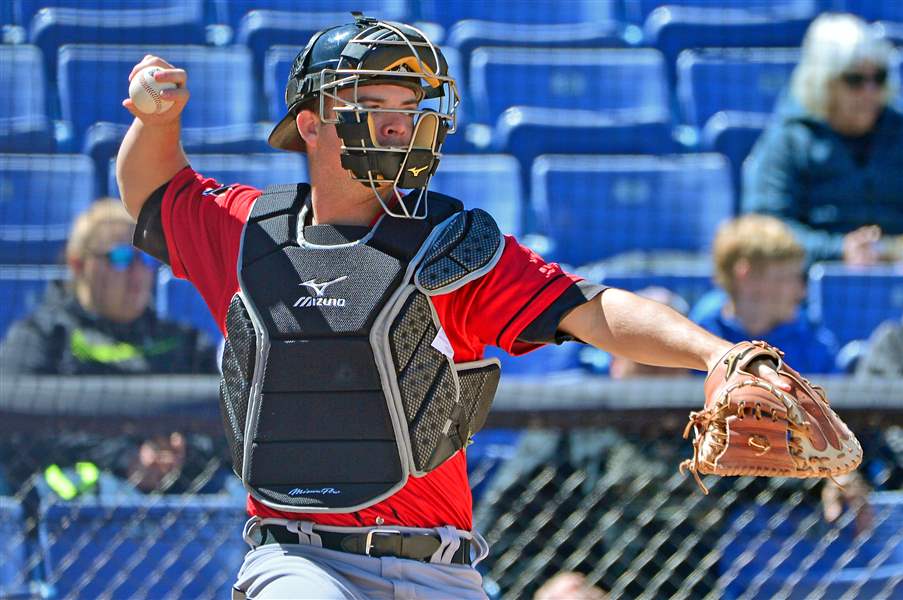 Power, arm behind plate are calling cards for Tigers prospect Rogers