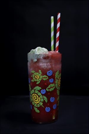 Watermelon Soda Float