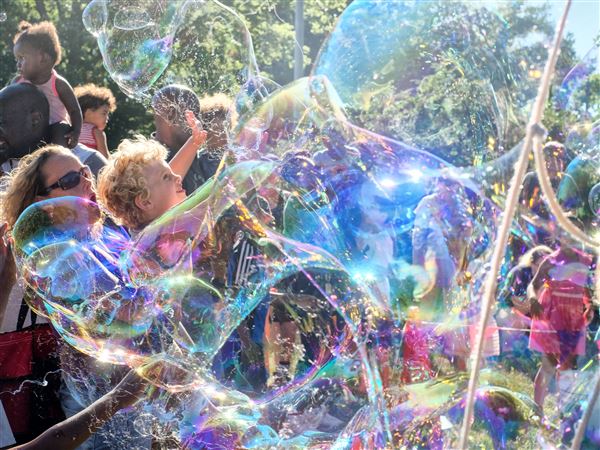 Sensory delights meet social interaction at museum's Block Party