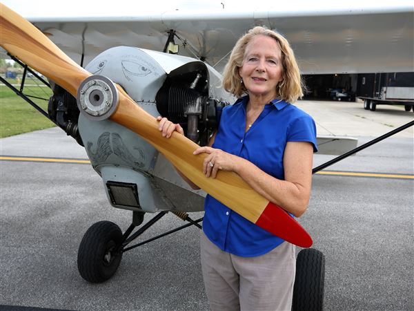 Sky's the limit for pilot, author