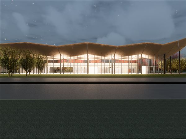 Construction continues on new Mott library branch