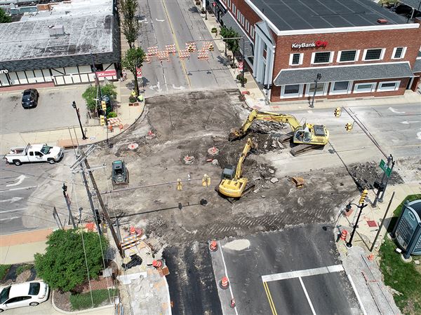 Sylvania downtown intersection reopens