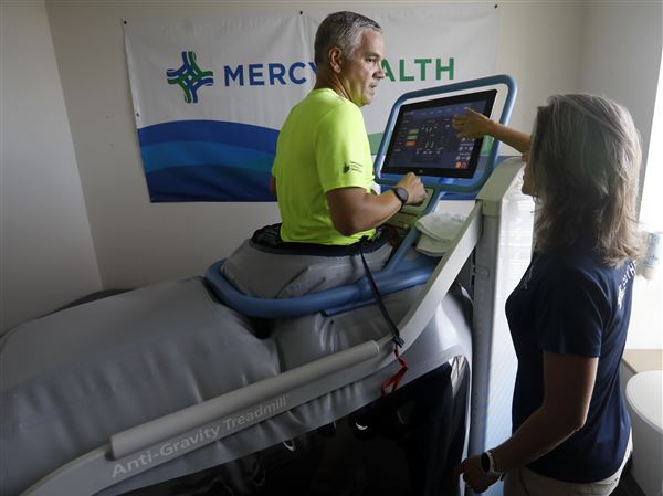 High-tech treadmill off and running at Mercy Health facility