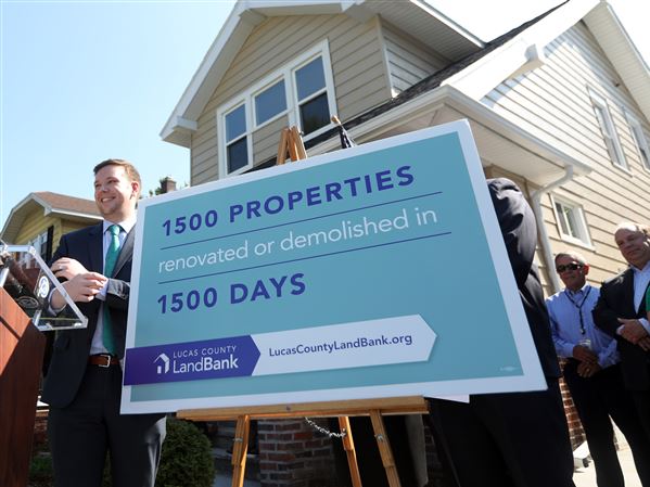 Land bank effort to fight blight ahead of schedule
