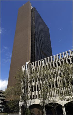 The new Tower on the Maumee is located at 200 North St. Claire St. in downtown Toledo. The 28-story building was originally built in 1969 to house the headquarters of Owens Corning. After laying vacant for two decades, it's been renovated by the Douglas Company.