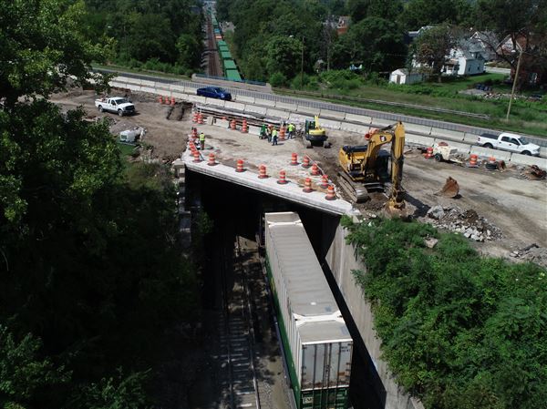 Anthony Wayne Trail bridge replacement project a month behind schedule