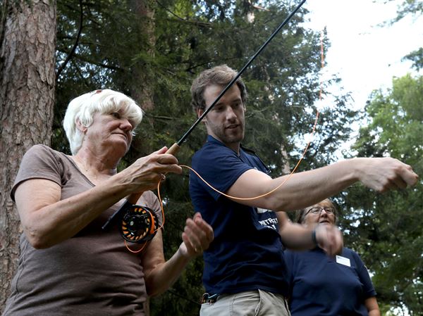PHOTO GALLERY: Fly fishing class at Oak Openings