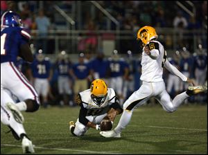 Northview kicker Luke Pawlak.