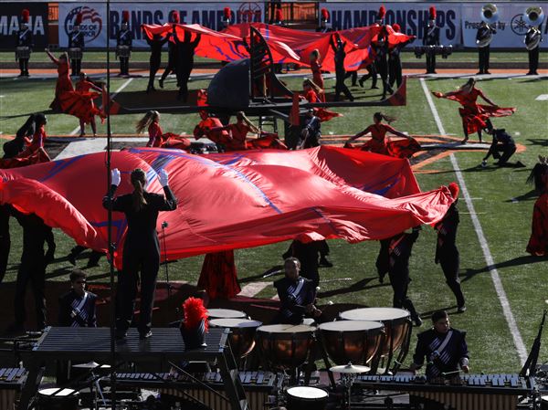Marching band competition at BGSU draws thousands