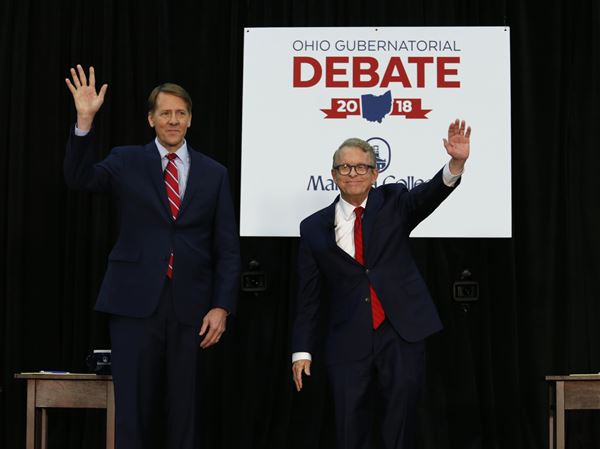 DeWine, Cordray spar over Lake Erie algae in second debate