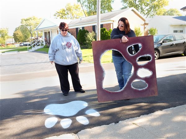 Rossford women spreading 'paw print' pride for good cause