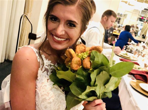 Nugget nuptials: Oregon newlyweds gifted a year's supply of Tyson chicken