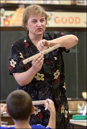 'It was a complete shock to me,' Raymer teacher Hope Hastings said of the school's failing test scores.