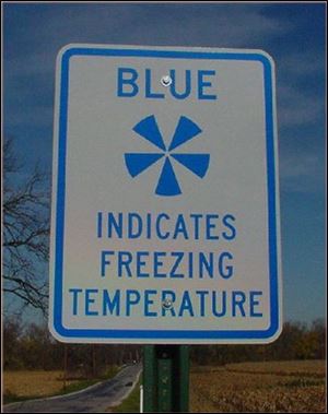 Motorists are alerted to watch for the new reflective signs on area bridges.