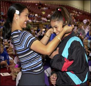 Angela Perez Baraquio and Stephanie San Agustin.