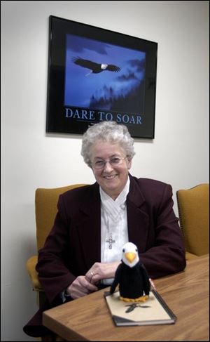 Sister Mary Carol Gregory will remain the academy's president and will be principal until school's end.