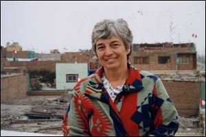 Sister Carol Reamer, an Ursuline nun from Tiffin, has been a missionary in Lima for 12 years.