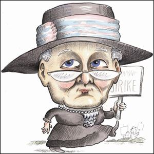 Her voice was low and pleasant. It was not the image you would expect for a fiery union agitator, a woman denounced in the U.S. Senate, who was convicted of conspiring to commit murder, who exposed injustice, and who faced down gunmen and presidents.