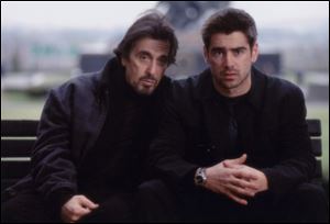 Walter Burke (Al Pacino), left, recruits James Clayton (Colin Farrell) to work for the CIA.
