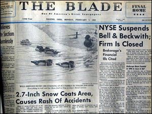 Headlines from The Blade.