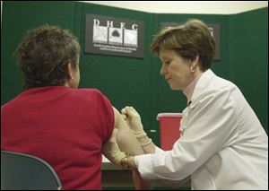 Among the first to get smallpox vaccines are front-line emergency workers such as Jane Linder, the director of the bioterrorism emergency surveillance team in Richland County, S.C. So far, 4,000 emergency workers have been vaccinated.