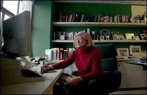 Judith Richards Hope works at her office in Washington.