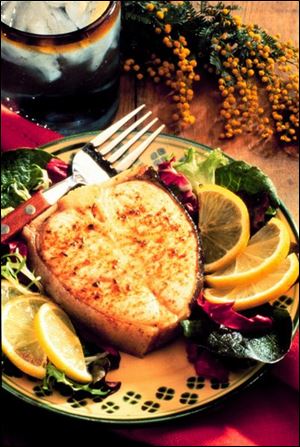 Make your own seasoning mix for Cajun-style Broiled Halibut.