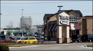 Panera Bread near Franklin Park went onto the site of a razed building. 