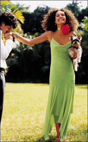 Prom dress designers have been creative with hemlines. Dresses with hems that are shorter in the front than on the sides achieve a flirty effect.