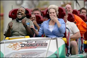 Riders react to Cedar Point's newest roller coaster, which goes from 0 to 120 mph in just four seconds.