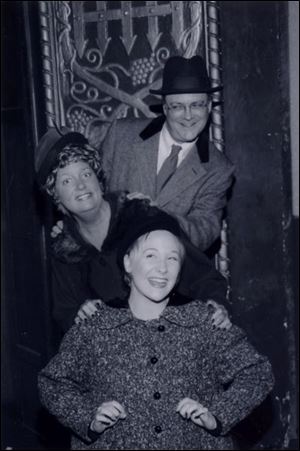 From top, Paul Causman, Cindy Eberhardt, and Anne Reid star in Gypsy.