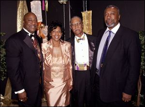 ELEGANT EVENING: From left, Calvin Lawshe, Debbie Barnett, Weldon Douthitt, and Ed Scrutchins at A.S.S.I.S.T. Awards.