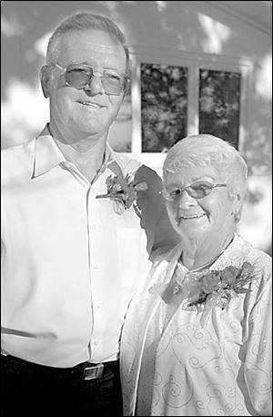 John and Marilyn Bureau marked 50 years of marriage.