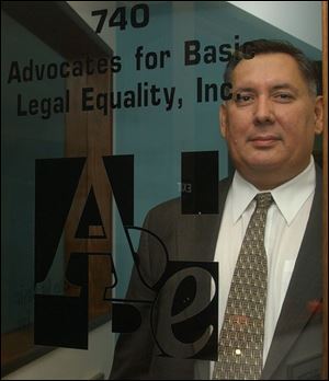 `I enjoy trying to address the needs of poor people, as well as their concerns and issues,' Jesus Salas says.