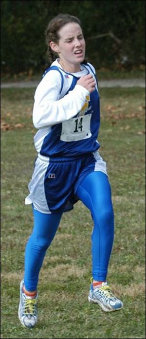 Findlay's Jennifer Spieldenner had the top girls time - 18:44.19.