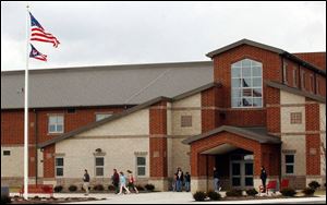 The 122,000-square-foot school, built at a cost of $17.3 million, houses kindergarten through grade 12.