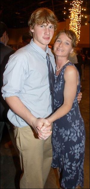 SPECIAL TIME: Anthony and Tina Schultz have a turn on the dance floor.