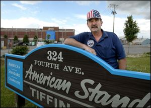 'Call it Mexican Standard or Chinese Standard,' says Jerri Haver, vice president of the union at the factory in Tiffin. The company's name is a combination of two predecessors, Standard Sanitary Manufacturing and American Radiator. Former plant worker Ryan Smith, who bought a nearby bar last year, expects his business to suffer.