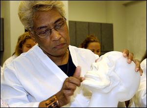 Voncille Oliver began her studies at the Pittsburgh Institute of Mortuary Science after retiring from the airline industry.